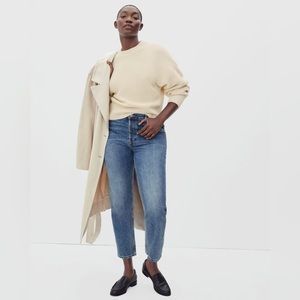 Everlane Texture Cotton Crew with Contrast Trim